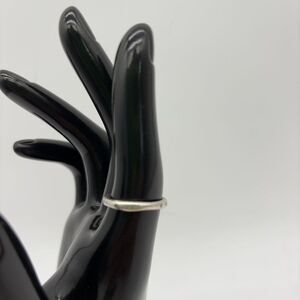 Yasuko Azuma Sterling Silver & Diamond Flow 2 Band, Size 8